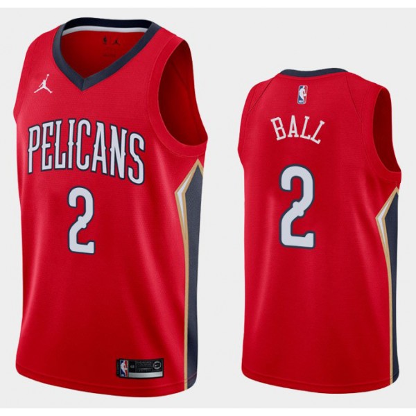 New Orleans Pelicans Trikot Lonzo Ball 2 2020-2021 Jordan Brand Statement Edition Swingman - Herren